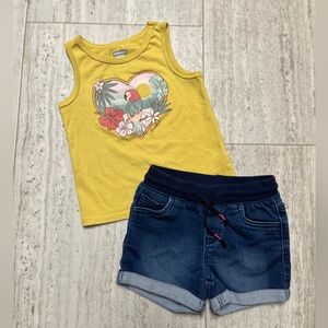 Cat & Jack/Garanimals Matching Outfit